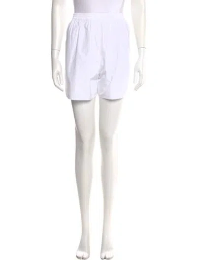 Pre-owned The Row Gunther Mini Shorts Mini Shorts In White