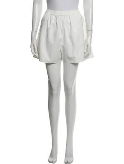 Pre-owned The Row Gunther Mini Shorts In White