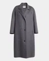 The Row Gustaf Cashmere-silk Single-breasted Coat In Multi