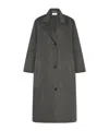 The Row Hariet Coat In Virgin Wool And Cashmere In Gray