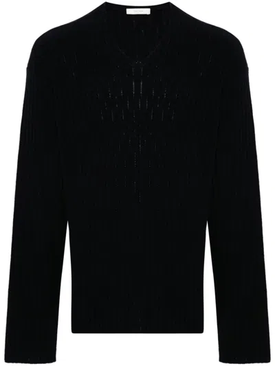 The Row Gustave Jumper In Blue