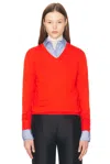 The Row Lightweight Wool Sweater Haius In Firetruck