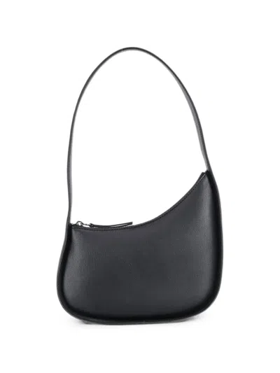 The Row Half Moon Bag In Black