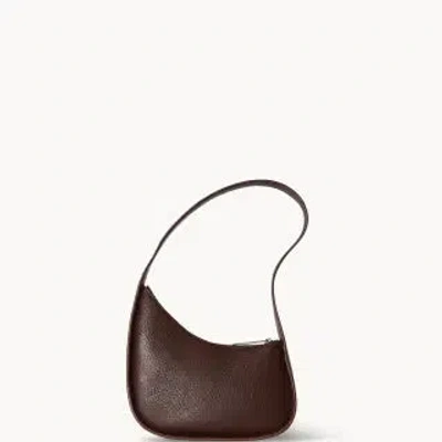 The Row Half Moon Bag In Bwas Brown Ans