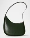 THE ROW HALF MOON IN SHINY KIDSKIN LEATHER