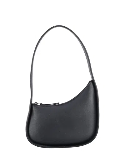 The Row Half Moon Leather Shoulder Bag