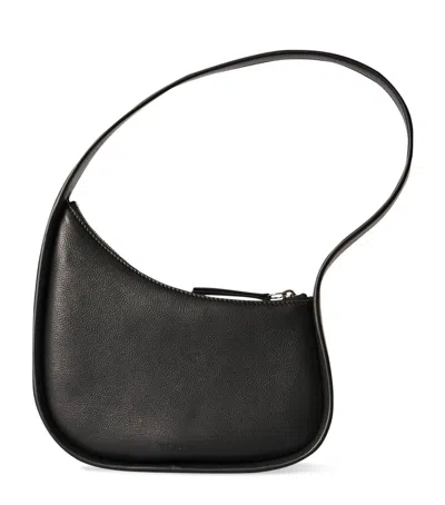 THE ROW HALF MOON LEATHER SHOULDER BAG