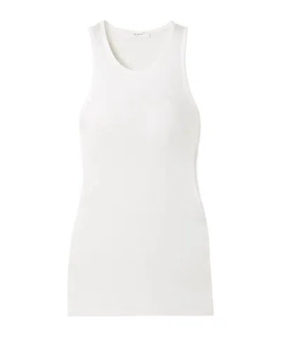 The Row Halu Rib Stretch Vest In White