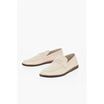 The Row Hamme Leather Cary Penny Men's Loafers