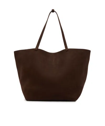 The Row Handle Shoulder Bag In Brown