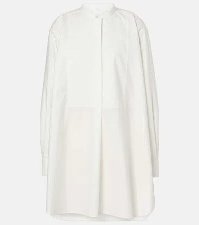 The Row Oversize-hemd Hari Aus Baumwolle In Weiss