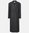 The Row Hariet Wool And Cashmere Coat In Gray