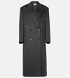 The Row Harisi Cashmere Coat In Grey