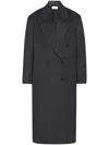 The Row Harisi Cashmere Coat In Grey