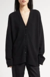 The Row Harko Cashmere Cardigan In Black