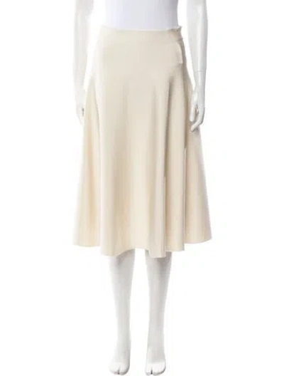 Pre-owned The Row Harley Knee-length Skirt In Neutral