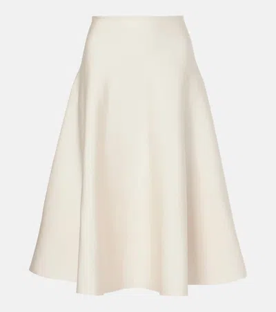 The Row Harley Midi Skirt In Ecru