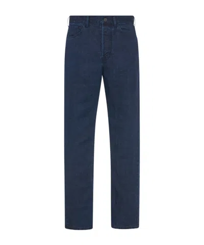 The Row Hartley Denim Pants In Blue