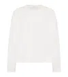 The Row Haru Cotton T-shirt In White