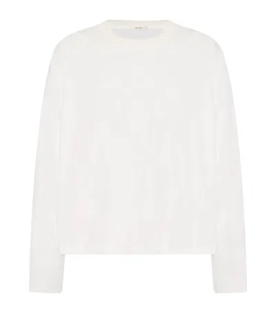 The Row Haru Cotton T-shirt In White