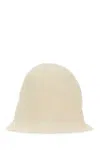 The Row Cappello Da Pescatore Jashi In Misto Lino Bianco Donna In White