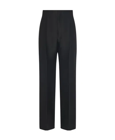 The Row Hector Straight-leg Trousers In Black
