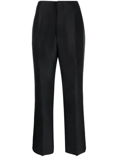The Row Hector Straight-leg Trousers In Schwarz