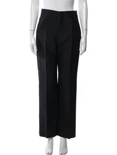 Pre-owned The Row Hector Wide Leg Pants In Black