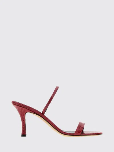 The Row Heeled Sandal Woman Color Pink In Brown