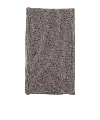 The Row Heiki Cashmere Scarf In Brown