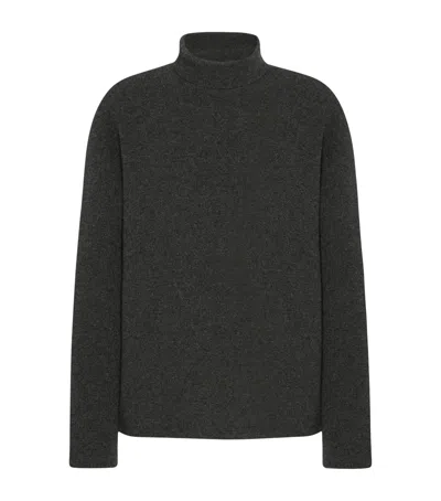 The Row Heiti Cashmere Rollneck Sweater In Green