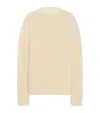 The Row Helfi Cashmere Sweater In White