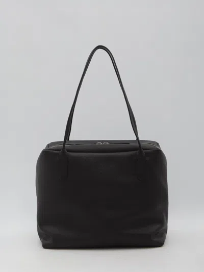 The Row Henri Bag Black In Grained Leather