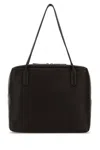 The Row Henri Bag Brown In Grained Leather