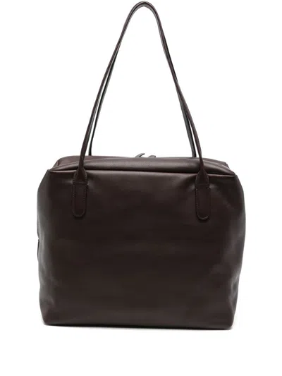 The Row Henri Leahter Tote Bag