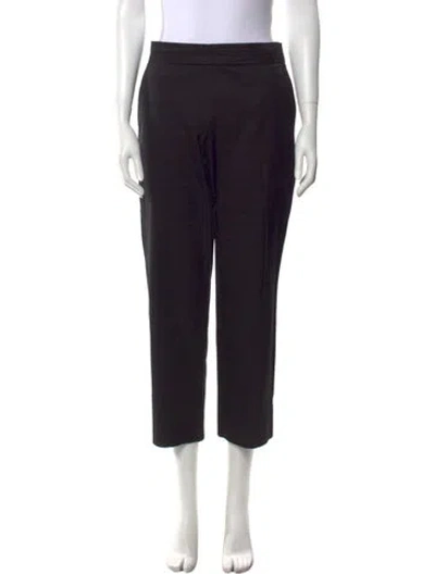 Pre-owned The Row Henry Straight Leg Pants In Black