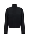 The Row Ezio Wool And Cashmere-blend Turtleneck Sweater In Black
