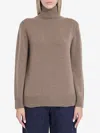 The Row Hepny Turtleneck Sweater In Beige