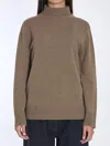 The Row Hepny Turtleneck Sweater In Beige