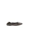 The Row Awar Leather Bow Ballerina Flats In Brown