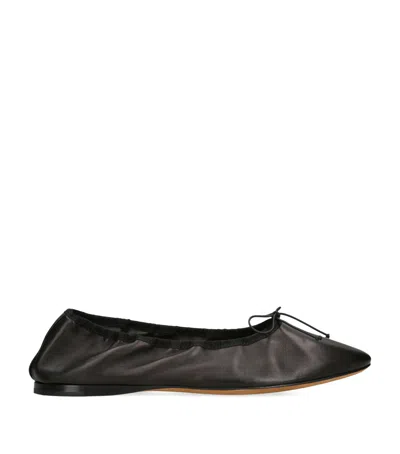 The Row Hereditas Leather Ballet Flats