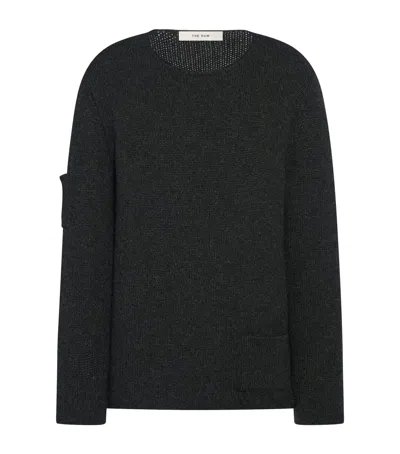 The Row Hesse Cashmere Sweater In Black