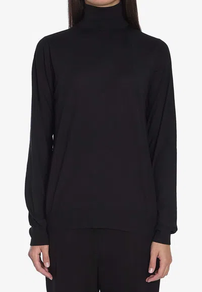 THE ROW HEVA TURTLENECK WOOL SWEATER