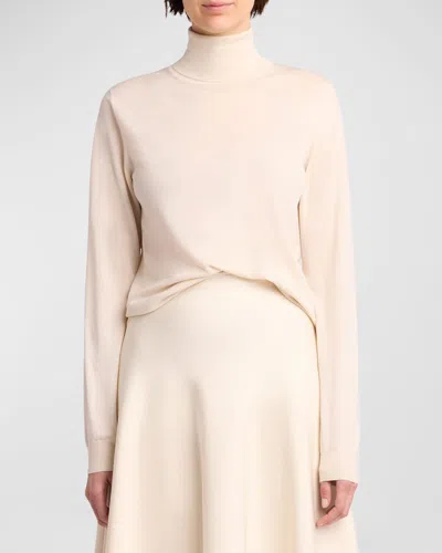 THE ROW HEVA TURTLENECK WOOL TOP