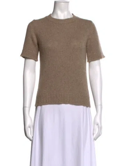 Pre-owned The Row Hibiscus Cashmere Sweater In Neutrals