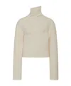 The Row High-neck Knitted Jumper In Nude