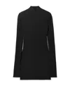 The Row High-neck Ribbed-knit Jumper In Black