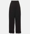 The Row Pipa Wide-leg Tailored Trousers In Black