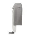 The Row Pencil Skirt With Pendant Layer In Gray