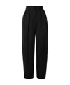 The Row High-waisted Casual Pants In Black